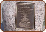 Bronze On Large Boulder