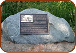 Bronze Plaque Boulder