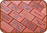 Engraved Brick 4x8 Section