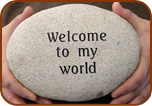 Engraved River Stone