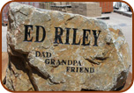 Irregular Engraved Boulder
