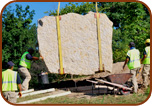 Positioning Architectural Stone