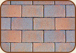 Concrete Brick Autumn Blend Color