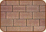 Concrete Brick Brown color